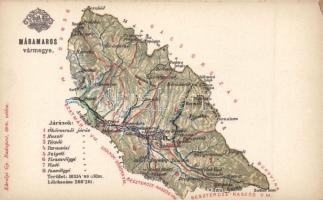 Máramaros county map (EM)