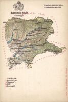 Beszterce-Naszód county map