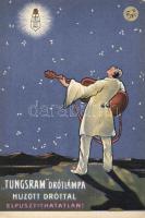 Tungsram bulb, Pierrot litho