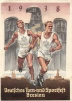 NS propaganda, Breslau sport festival 1938 So.Stpl (EK)