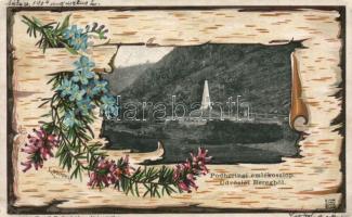 Munkács Podhering monument litho