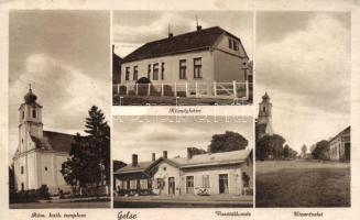 Gelse vasútállomással