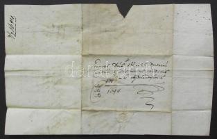 1694 báró Révay László, azonos nevű hadi főbiztos gyermekének saját kézzel írt cito, cito, citissime...