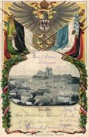 Breisach, coat of arms Emb. litho