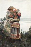 Russian folklore, girls, T.S.N. No. 22. s: Solomko, Orosz folklór, lányok, T.S.N. No. 22. s: Solomko