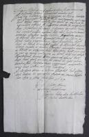 1649 Georgius Kosztolány de Nemeskosztolány magyar nyelven írott cito, cito, citissime (sürgős) levele Körmöcbányai város bírájának viaszpecséttel / Handwritten urgent letter of Georgius Kosztolány de Nemeskosztolány to the judge of Crenmnitz with wax seal