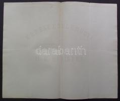 1890 Baross Gábor kereskedelemügyi miniszter által aláírt rendelet, melyben Balla Pál távírdamérnökn...