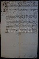 1773 Ex offo levél Szatmár megyének Mária Terézia és gróf Eszterházy Ferenc saját kezű aláírásával /...