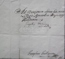 1777 Bajzáth József frissen kinevezett veszprémi püspök és alkancellár ex offo levele Körmöcbánya vá...