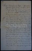 1832 Helytartótanácsi levél Malonyay János Alajos kir. ajtónálló és alkancellár, Nyitra megye főispá...