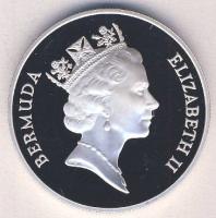 Bermuda 1993. 1$ Ag "Olimpia-vitorlázás" T:PP Csak 25.000db! Tanúsítvánnyal!