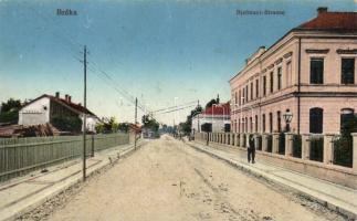 Brcko Bjelina street with railway station