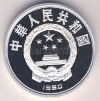 Kína 1990. 10Y Ag "Olimpia-magasugrás" T:PP Tanúsítvánnyal!