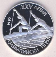 Bulgária 1989. 25L Ag "Olimpia-kenu" Tanúsítvánnyal T:PP