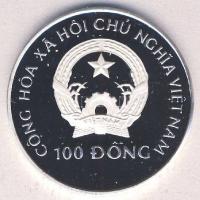 Vietnam 1989. 100D Ag "Olimpia-evezés" T:PP Csak 10.000db! Tanúsítvánnyal!