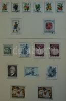 Ausztria 1965-1987 Pecsételt gyűjtemény házi készítésű lapokon