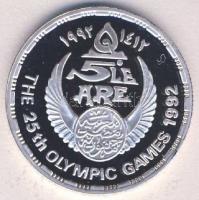 Egyiptom 1992. 5Ł Ag "Olimpia-kézilabda" T:PP Tanúsítvánnyal!