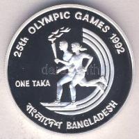 Bangladesh 1992. 1T Ag "Olimpia-fáklyás futók" Tanúsítvánnyal T:PP