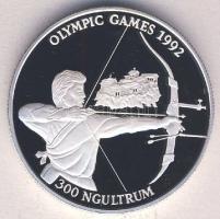Bhután 1992. 300N Ag "Olimpia-íjászat" Tanúsítvánnyal T:PP