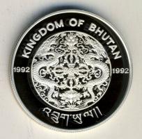 Bhután 1992. 300N Ag "Olimpia-íjászat" T:PP Csak 20.000db!