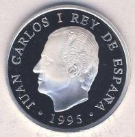 Spanyolország 1995. 1000P Ag "Olimpia - láng, futó" hologramos T:PP