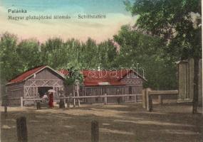 Palánka Dampfschiff - Station