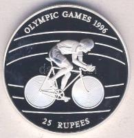 Seychelles-szigetek 1996. 10R Ag "Olimpia-kerékpár" Tanúsítvánnyal T:PP