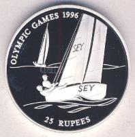 Seychelle szigetek 1995. 25R Ag "Olimpia-vitorlázás" Tanúsítvánnyal T:PP