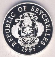 Seychelle szigetek 1995. 25R Ag "Olimpia-vitorlázás" Tanúsítvánnyal T:PP