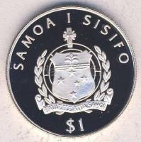 Samoa 1993. 10$ Ag "Olimpiai játékok-lólengés" Tanúsítvánnyal T:PP