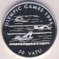 Vanuatu 1994. 50V Ag "Olimpia-úszás" Tanúsítvánnyal T:PP