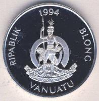 Vanuatu 1994. 50V Ag "Olimpia-úszás" Tanúsítvánnyal T:PP
