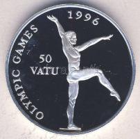 Vanuatu 1994. 50V Ag "Olimpia-gimnasztika" Tanúsítvánnyal T:PP