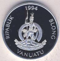 Vanuatu 1994. 50V Ag "Olimpia-gimnasztika" Tanúsítvánnyal T:PP