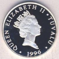 Tuvalu 1996. 2$ Ag "Olimpia-Úszás" Tanúsítvánnyal T:PP