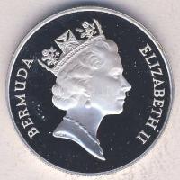 Bermuda 1996. 1$ Ag "Olimpia-lovaglás" Tanúsítvánnyal T:PP Csak 30.000db!