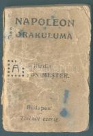 Napoleon Orakuluma minikönyv megviselt állapotban