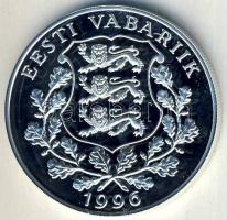 Észtország 1996. 100Kr Ag "Olimpia" Tanúsítvánnyal T:PP