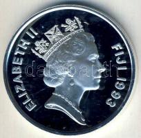 Fiji-szigetek 1993. 10$ Ag "Olimpia-Dzsúdó" Tanúsítvánnyal T:PP