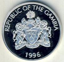 Gambia 1994. 2D Ag "Olimpia-futás" Tanúsítvánnyal T:PP
