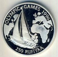 Maldív-szigetek 1996. 250R Ag "Olimpia-vitorlázás" Tanúsítvánnyal T:PP