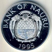 Nauru 1995. 10$ Ag "Olimpiai játékok-súlyemelés" Tanúsítvánnyal T:PP