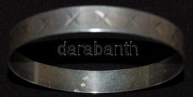 Ezüst (Ag) karkötő kézi véséssel 17,73 gr