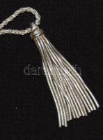 Ezüst (Ag) nyaklánc bojt alakú ezüst (Ag) medállal 15,86 gr