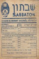 1946 Sabbaton zsidó újság / Jüdische Zeitschift