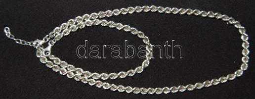 Ezüst (Ag) Wallace nyaklánc és karkötő 29,05 gr