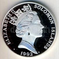 Salamon szigetek 1992. 10$ Ag "Olimpia-boksz" T:PP