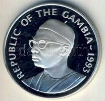 Gambia 1993. 20D Ag "Olimpia-bírkózás" T:PP