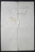 1893 gróf Batthyány Lajos, Fiume és horvát Tengermellék kormányzója, a Magyar Királyi Fiumei Tengeré...