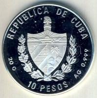 Kuba 1990. 10P Ag "500 éve találkozott Kolumbusz amerikai bennszülöttekkel" Tanúsítvánnyal...